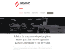 Tablet Screenshot of ensacarmexico.com